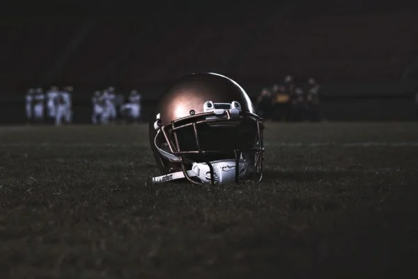 american football stadium night lights